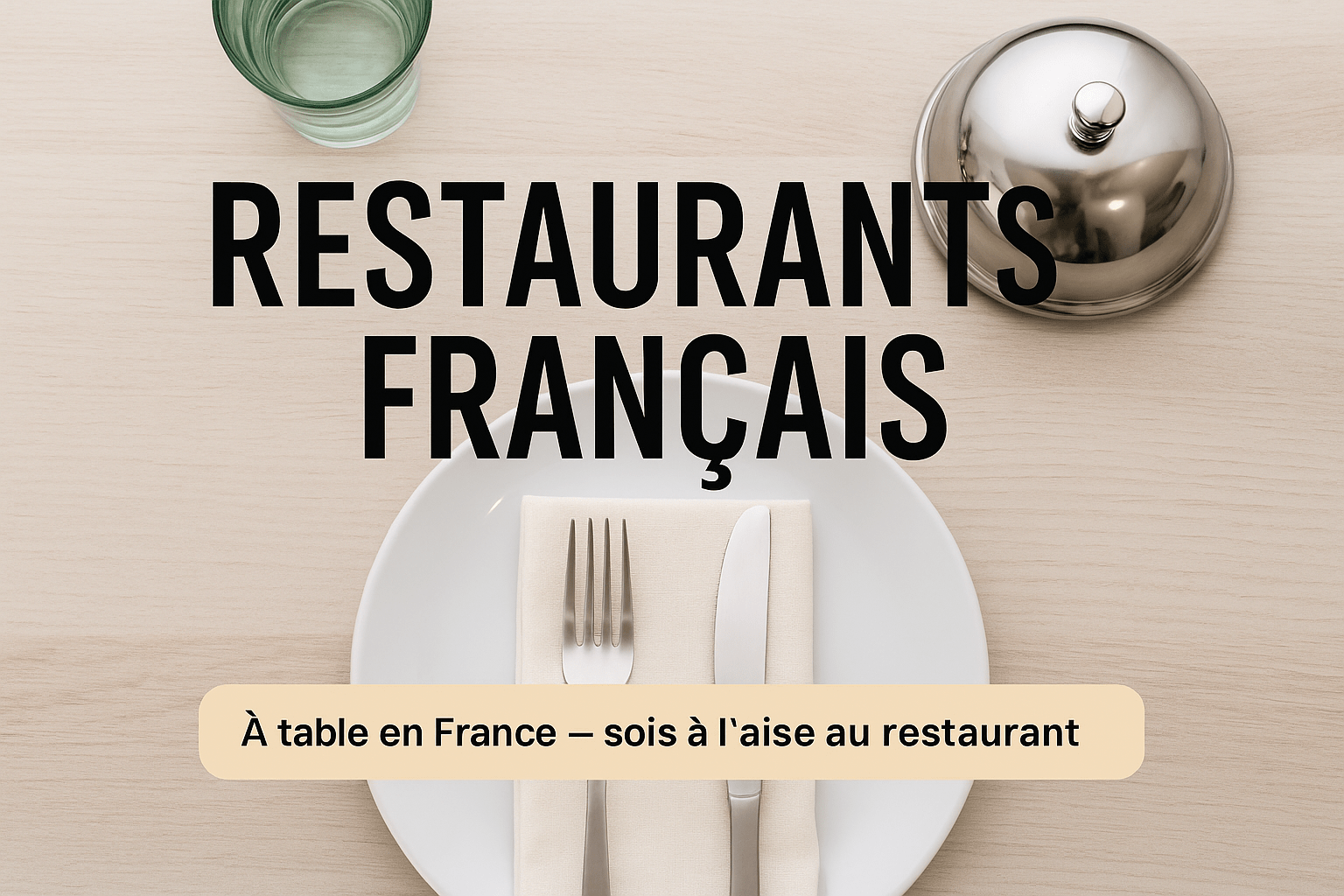 Formation Restaurants français — dialogues, vocabulaire et culture