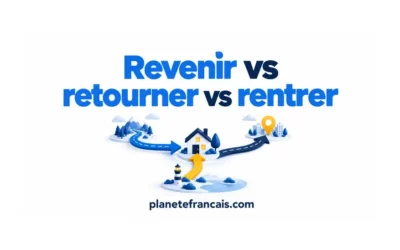 Revenir vs Retourner vs Rentrer: Choose the Right Verb