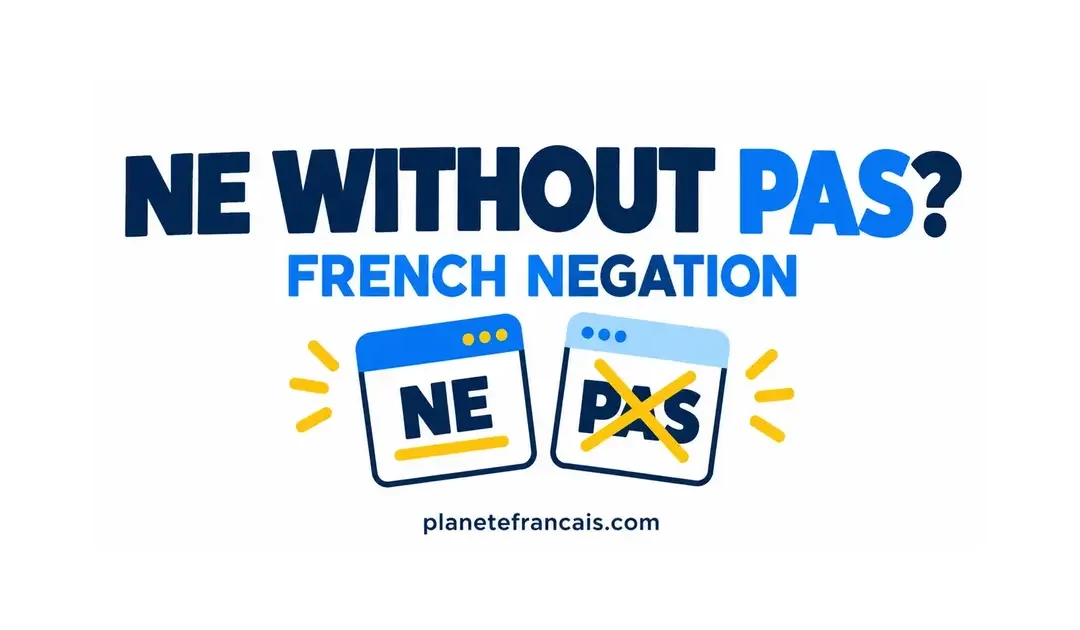French negation: when can you use ne without pas?