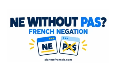 French negation: when can you use ne without pas?