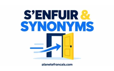 The verb s’enfuir and 10 synonyms